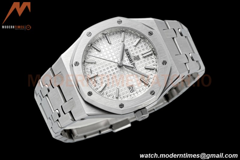 Audemars Piguet - Royal Oak Ladies 34mm 77350ST SS/SS White ZF A5800
