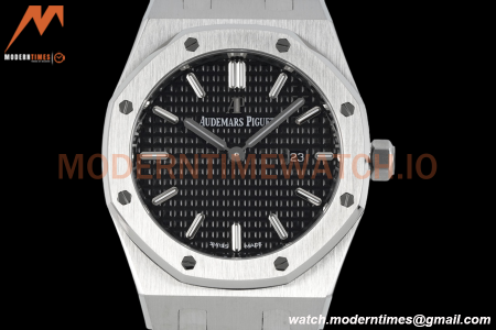 Audemars Piguet - Royal Oak Ladies 67650ST 33mm SS/SS Blk/Stk ZF Swiss Qtz