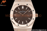 Audemars Piguet - Royal Oak Ladies 67650OR 33mm RG/RG Brn/Stk ZF Swiss Qtz