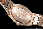 Audemars Piguet - Royal Oak Ladies 67650OR 33mm RG/RG Brn/Stk ZF Swiss Qtz