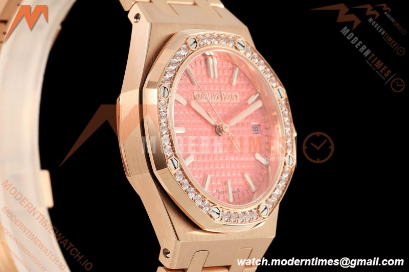 Audemars Piguet - Royal Oak Ladies 77450OR 34mm RG/RG Pink Dial 8F A5800 | 오데마 피게 - 로얄 오크 레이디스 77450OR 34mm RG/RG 핑크 다이얼 8F A5800