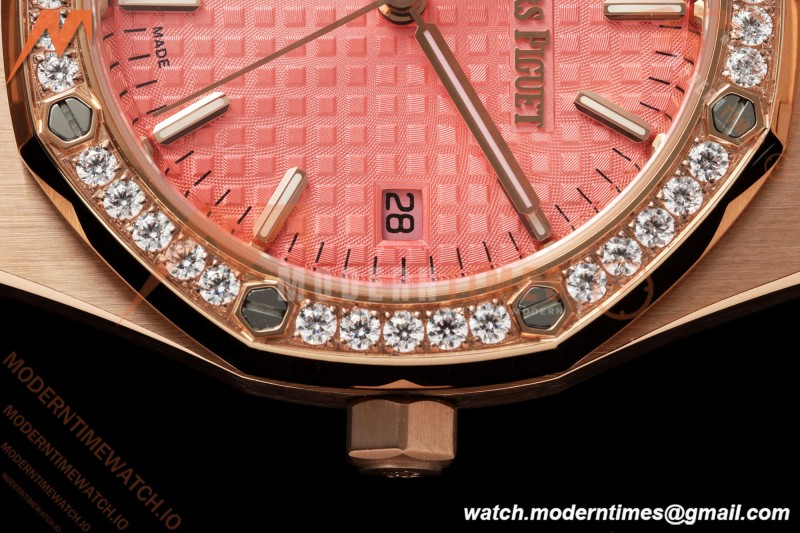 Audemars Piguet - Royal Oak Ladies 77450OR 34mm RG/RG Pink Dial 8F A5800 | 오데마 피게 - 로얄 오크 레이디스 77450OR 34mm RG/RG 핑크 다이얼 8F A5800