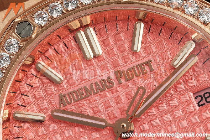 Audemars Piguet - Royal Oak Ladies 77450OR 34mm RG/RG Pink Dial 8F A5800 | 오데마 피게 - 로얄 오크 레이디스 77450OR 34mm RG/RG 핑크 다이얼 8F A5800