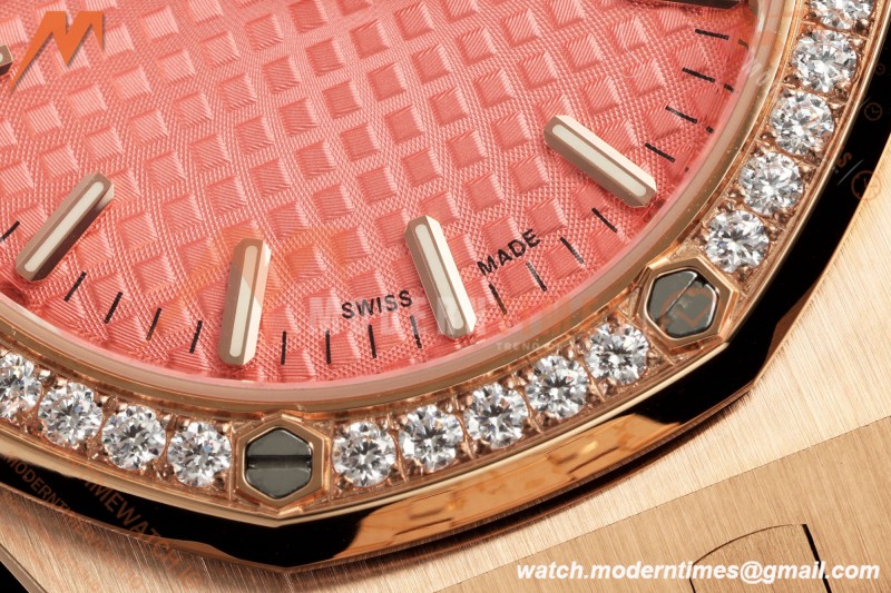Audemars Piguet - Royal Oak Ladies 77450OR 34mm RG/RG Pink Dial 8F A5800 | 오데마 피게 - 로얄 오크 레이디스 77450OR 34mm RG/RG 핑크 다이얼 8F A5800