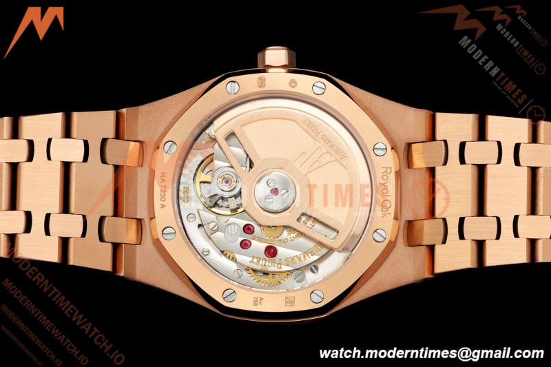 Audemars Piguet - Royal Oak Ladies 77450OR 34mm RG/RG Pink Dial 8F A5800 | 오데마 피게 - 로얄 오크 레이디스 77450OR 34mm RG/RG 핑크 다이얼 8F A5800