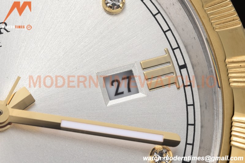 Tudor - Royal 28603 41mm SS/YG Silver/Dia/Rmn GDF MY8215