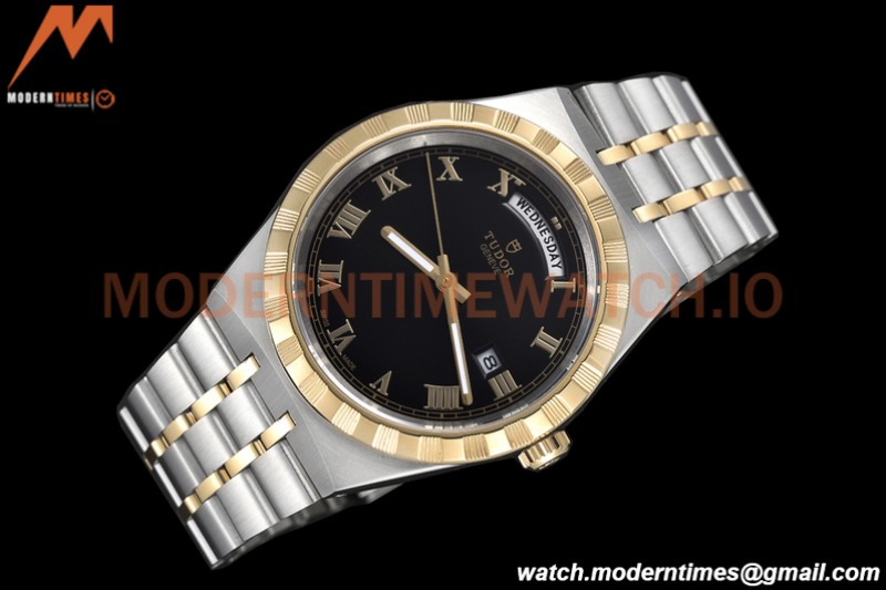 Tudor - Royal 28603 41mm SS/YG Black/Rmn GDF MY8215