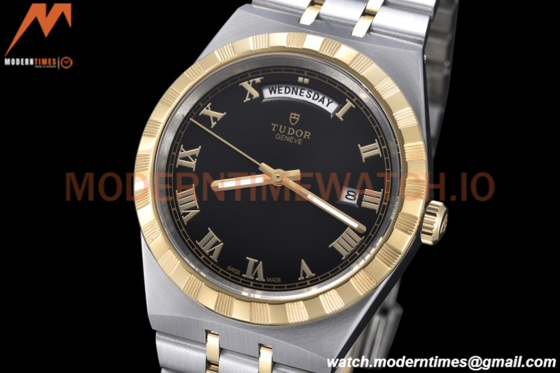 Tudor - Royal 28603 41mm SS/YG Black/Rmn GDF MY8215
