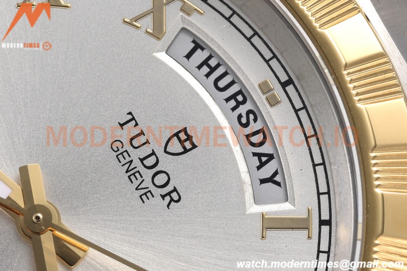 Tudor - Royal 28603 41mm SS/YG Silver/Rmn GDF MY8215