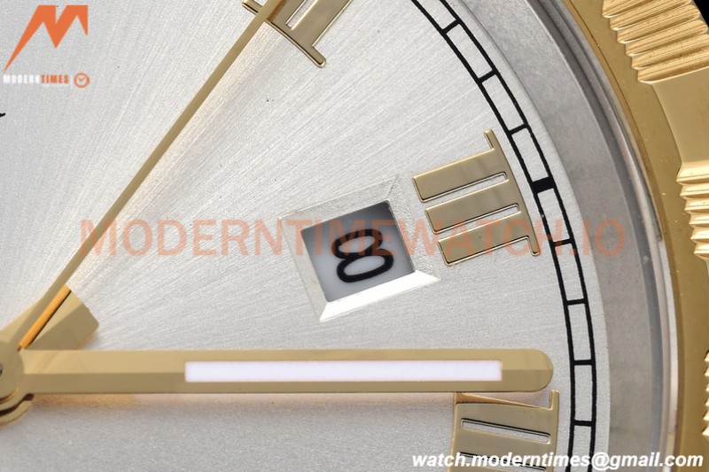 Tudor - Royal 28603 41mm SS/YG Silver/Rmn GDF MY8215