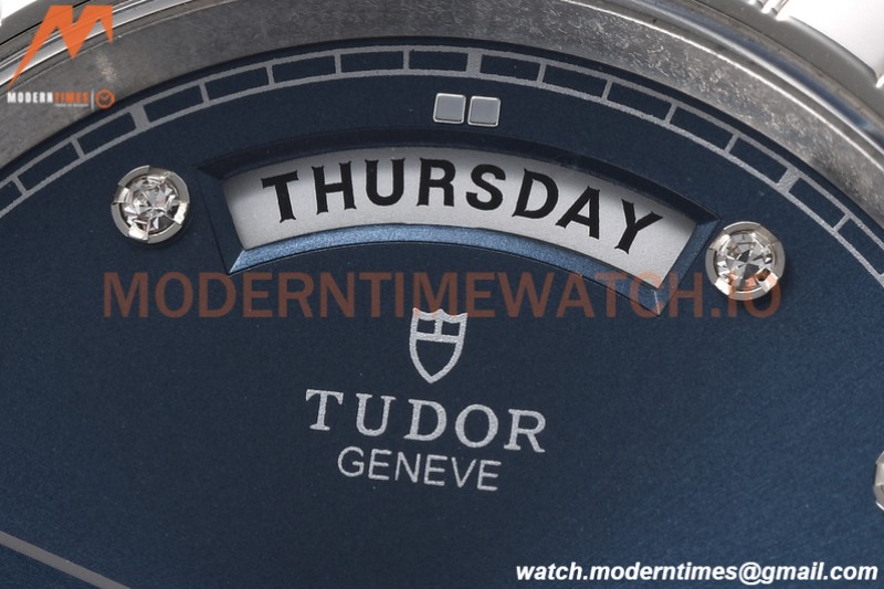 Tudor - Royal 28600 41mm SS/SS Blue/Dia/Rmn GDF MY8215