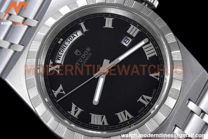 Tudor - Royal 28600 41mm SS/SS Black/Rmn GDF MY8215