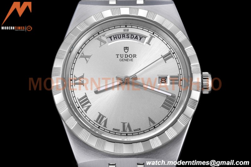 Tudor - Royal 28600 41mm SS/SS Silver/Rmn GDF MY8215