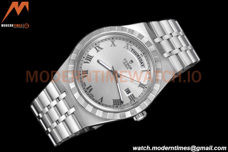 Tudor - Royal 28600 41mm SS/SS Silver/Rmn GDF MY8215