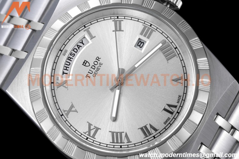 Tudor - Royal 28600 41mm SS/SS Silver/Rmn GDF MY8215