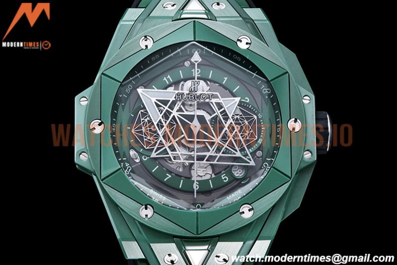 Hublot - Big Bang Sang Bleu II CER/RU Green Ske BBF HUB1240