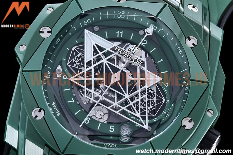 Hublot - Big Bang Sang Bleu II CER/RU Green Ske BBF HUB1240