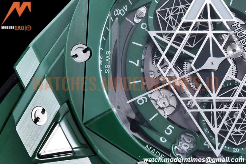 Hublot - Big Bang Sang Bleu II CER/RU Green Ske BBF HUB1240
