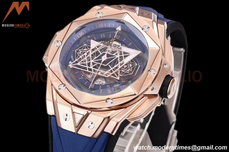 Hublot - Big Bang Sang Bleu II RG/RU Blue Ske BBF HUB1240