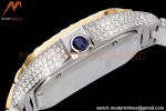 Cartier - Santos De Cartier Mens Automatic 40mm Diamond YG/SS Dia/Ara TWF A2824