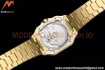 Cartier - Santos De Cartier Automatic 35mm YG/YG White Opaline GF MY9039