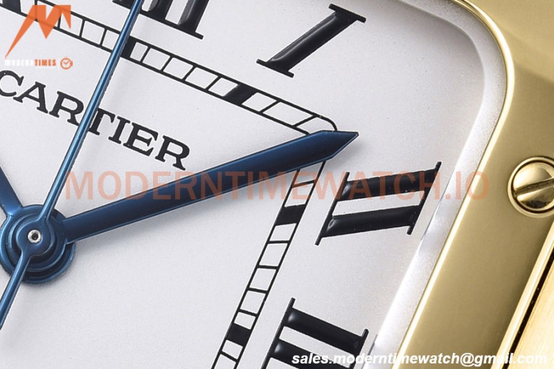 Cartier - Santos De Cartier Automatic 35mm YG/YG White Opaline GF MY9039
