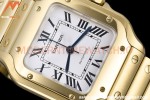 Cartier - Santos De Cartier Automatic 35mm YG/YG White Opaline GF MY9039
