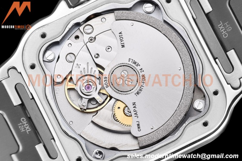 Cartier - Santos De Cartier Automatic 35mm YG/SS White Opaline GF MY9039