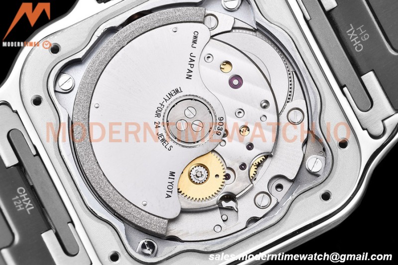 Cartier - Santos De Cartier Automatic 35mm YG/SS White Opaline GF MY9039