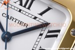 Cartier - Santos De Cartier Automatic 35mm YG/SS White Opaline GF MY9039