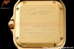 Cartier - Santos De Cartier 35mm Automatic Full Diams YG/YG White BVF MY9039