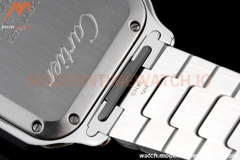 Cartier - Santos De Cartier 35mm Automatic YG/SS White BVF MY9039