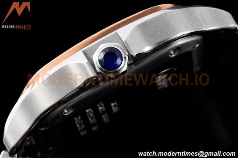 Cartier - Santos De Cartier 35mm Automatic RG/SS White BVF MY9039