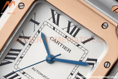 Cartier - Santos De Cartier 35mm Automatic RG/SS White BVF MY9039