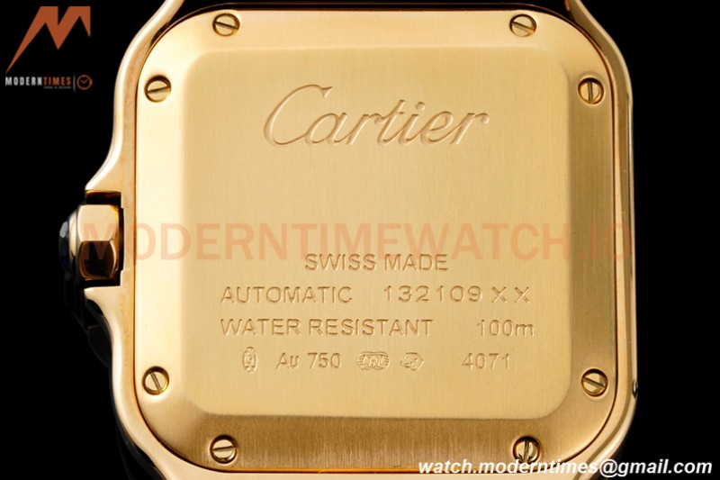 Cartier - Santos De Cartier 35mm Automatic YG/YG White BVF MY9039