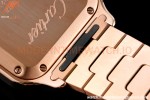 Cartier - Santos De Cartier 35mm Automatic Diams RG/RG White BVF MY9039