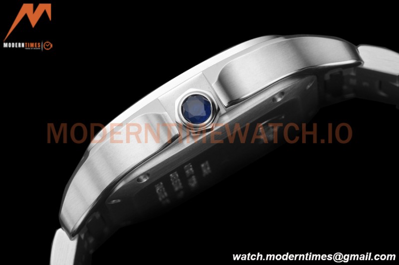 Cartier - Santos De Cartier 35mm Automatic SS/SS White AF MY9015