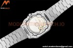 Cartier - Santos De Cartier 35mm Automatic SS/SS White AF MY9015