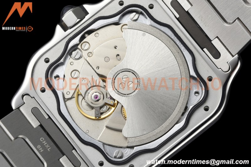 Cartier - Santos De Cartier 35mm Automatic SS/SS White AF MY9015