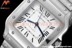 Cartier - Santos De Cartier 35mm Automatic SS/SS White AF MY9015