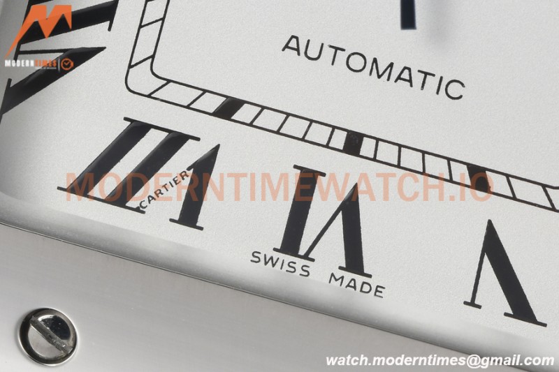 Cartier - Santos De Cartier 35mm Automatic SS/SS White AF MY9015