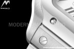 Cartier - Santos De Cartier 35mm Automatic SS/SS White AF MY9015