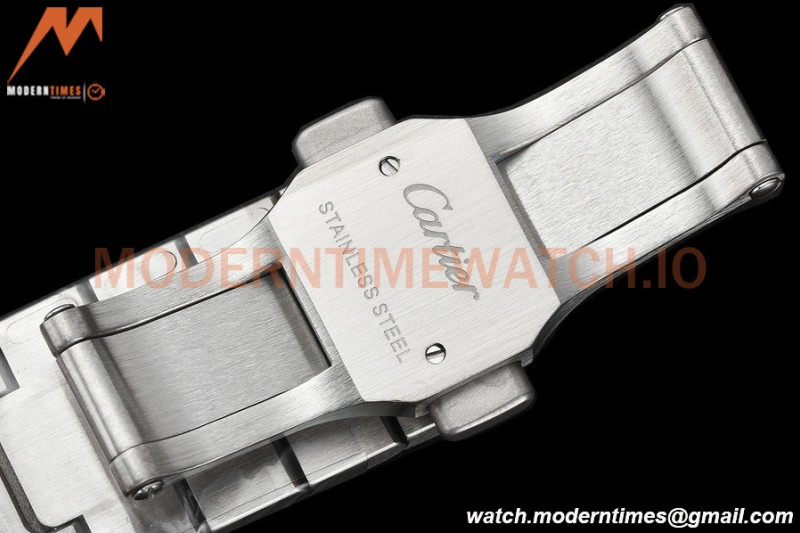 Cartier - Santos De Cartier 35mm Automatic SS/SS Blue Gradient BVF MY9039