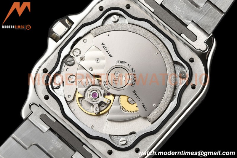 Cartier - Santos De Cartier 35mm Automatic SS/SS Blue Gradient BVF MY9039