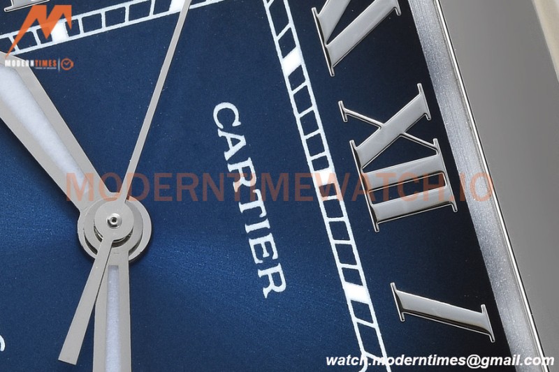 Cartier - Santos De Cartier 35mm Automatic SS/SS Blue Gradient BVF MY9039