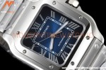 Cartier - Santos De Cartier 35mm Automatic SS/SS Blue Gradient BVF MY9039