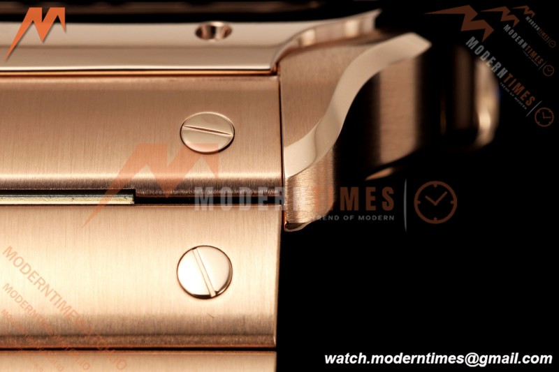 Cartier - Santos De Cartier Skeleton WHSA0016 RG/RG Skeleton Dial RF 9611MC