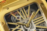Cartier - Santos De Cartier Skeleton WHSA0042 YG/YG Gold Skeleton Dial RF 9611MC