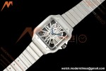 Cartier - Santos De Cartier Skeleton WHSA0015 SS/SS Skeleton Dial RF 9611MC