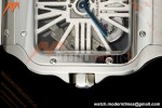 Cartier - Santos De Cartier Skeleton WHSA0015 SS/SS Skeleton Dial RF 9611MC